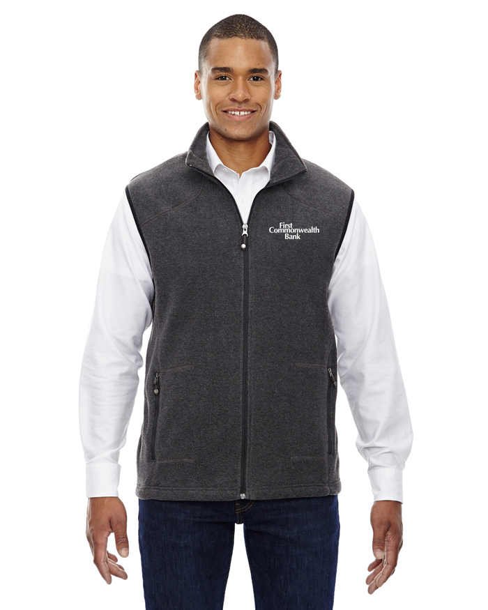 Men's Fleece Vest-1st Commonwealth Bank